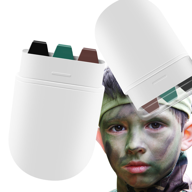 Camo Face Paint - 新しい迷彩フェイスペイントスティック、ハンティングギア、迷彩フェイスペイントアクセサリー