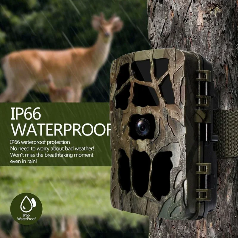 Trail Camera Infrared - 防水赤外線暗視カメラ,1080p,4K (h982),暗視機能付き