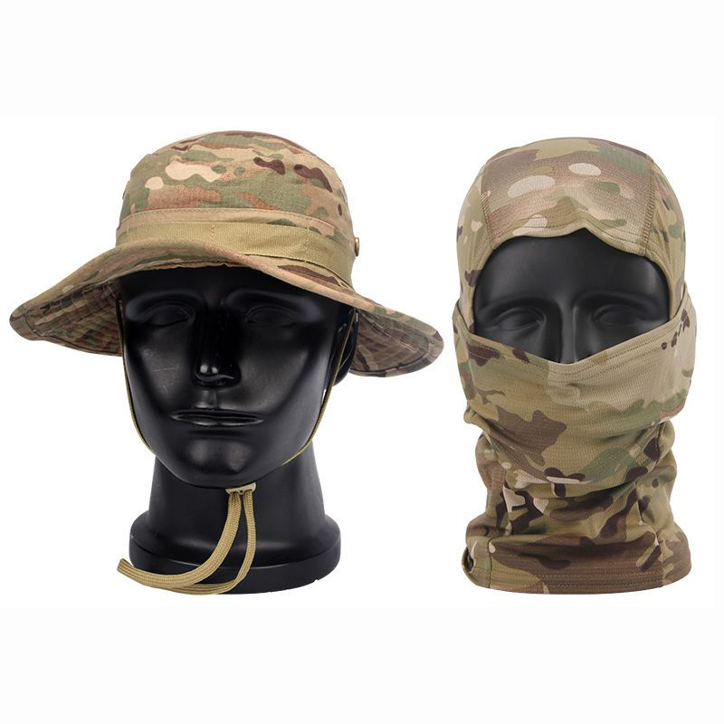 迷彩ブーニーキャップバラクラバ帽子スーツ折りたたみソフト帽子 - Outdoor Hunting Prints のレビューと価格