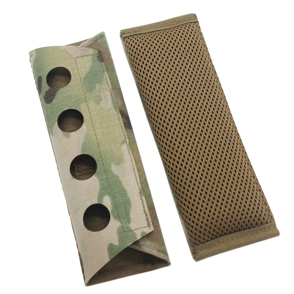 1 ペアレーザー切断タクティカルベスト複合ショルダーパッドエ - Camo Face Paint のレビューと価格