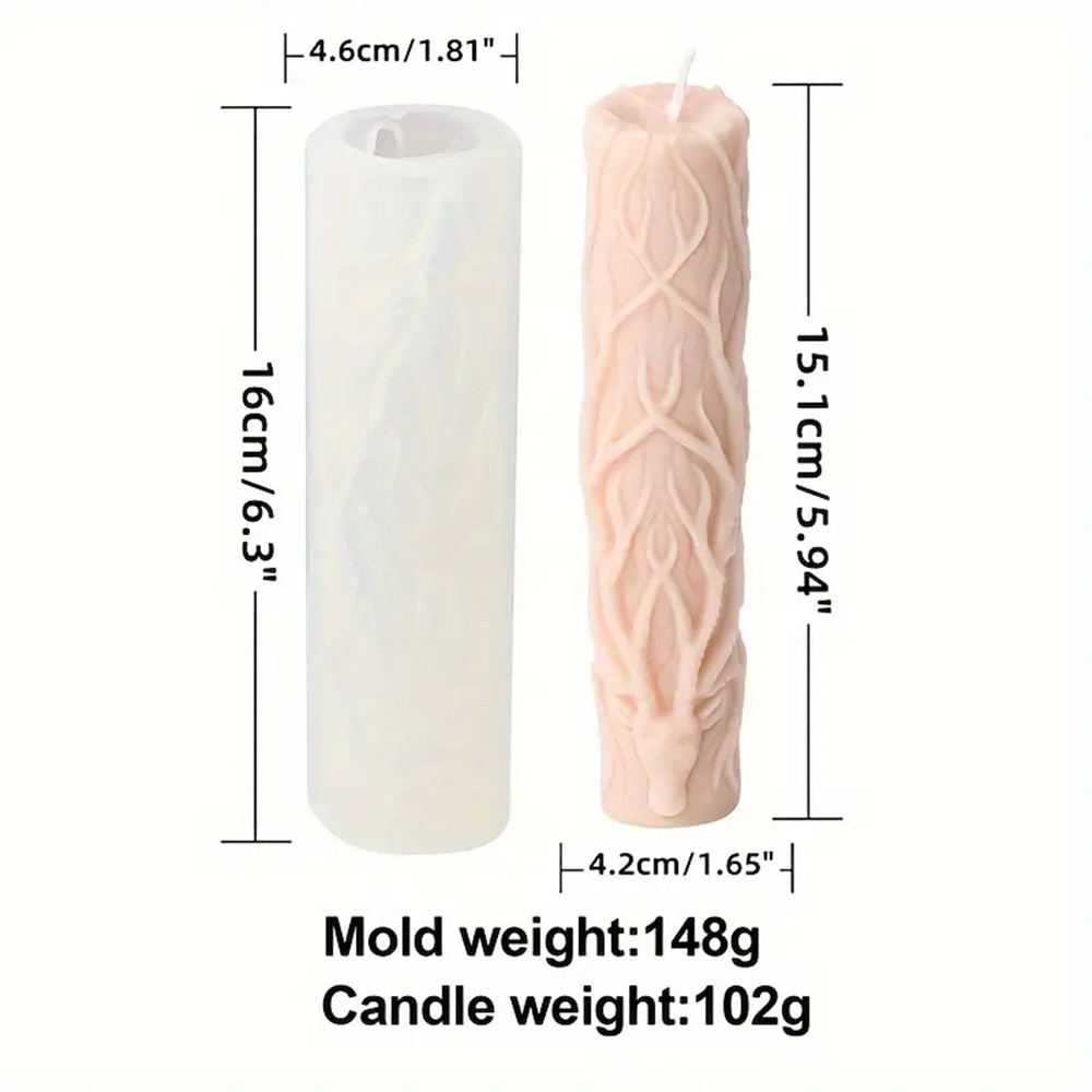 3Dトナカイの角柱キャンドルシリコンモールド、DIYエルクホ - Elk Bugle Call のレビューと価格