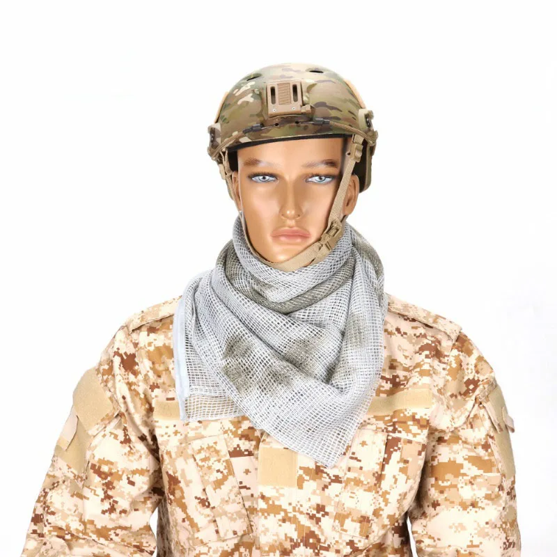 タクティカルメッシュスカーフ,通気性スナイパーフェイススカー - Camo Face Paint のレビューと価格