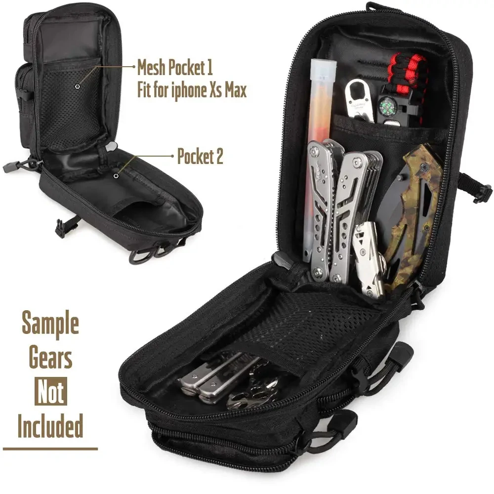 ミニ・モール・ユーティリティポーチ。アウトドア、ハイキング、 - Outdoor Hunting Gear Storage のレビューと価格