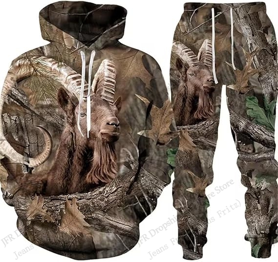 メンズ アウトドア カモフラージュ スポーツ セット エルク - Outdoor Hunting Prints のレビューと価格