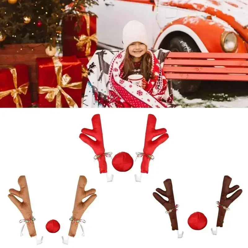 トナカイ装飾 エルクの角 車用ノーズホーンコスチューム装飾セ - Elk Bugle Call のレビューと価格